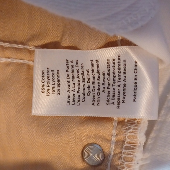 TALBOTS FLAWLESS FIVE PICKET KNEE LENGTH WHITE SHORTS, WOMENS SIZE 16, B… - Picture 7 of 8